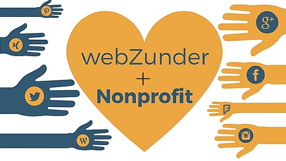 webZunder loves nonprofits, social media to support their causes!