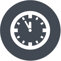 icon_c Icon einer Uhr, das verdeutlicht, dass Sie mit dem webZunder Social Media-Setup-Service schnell und unkompliziert alle Ihre Social Media-Profile aufgesetzt bekommen und Sie dabei viel Zeit sparen.